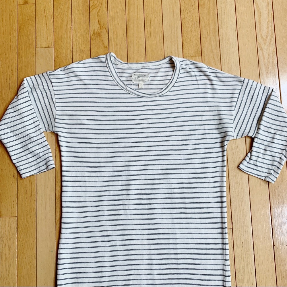 Current/Elliott Striped Painter T-Shirt Dress Sz S - Picture 9 of 14
